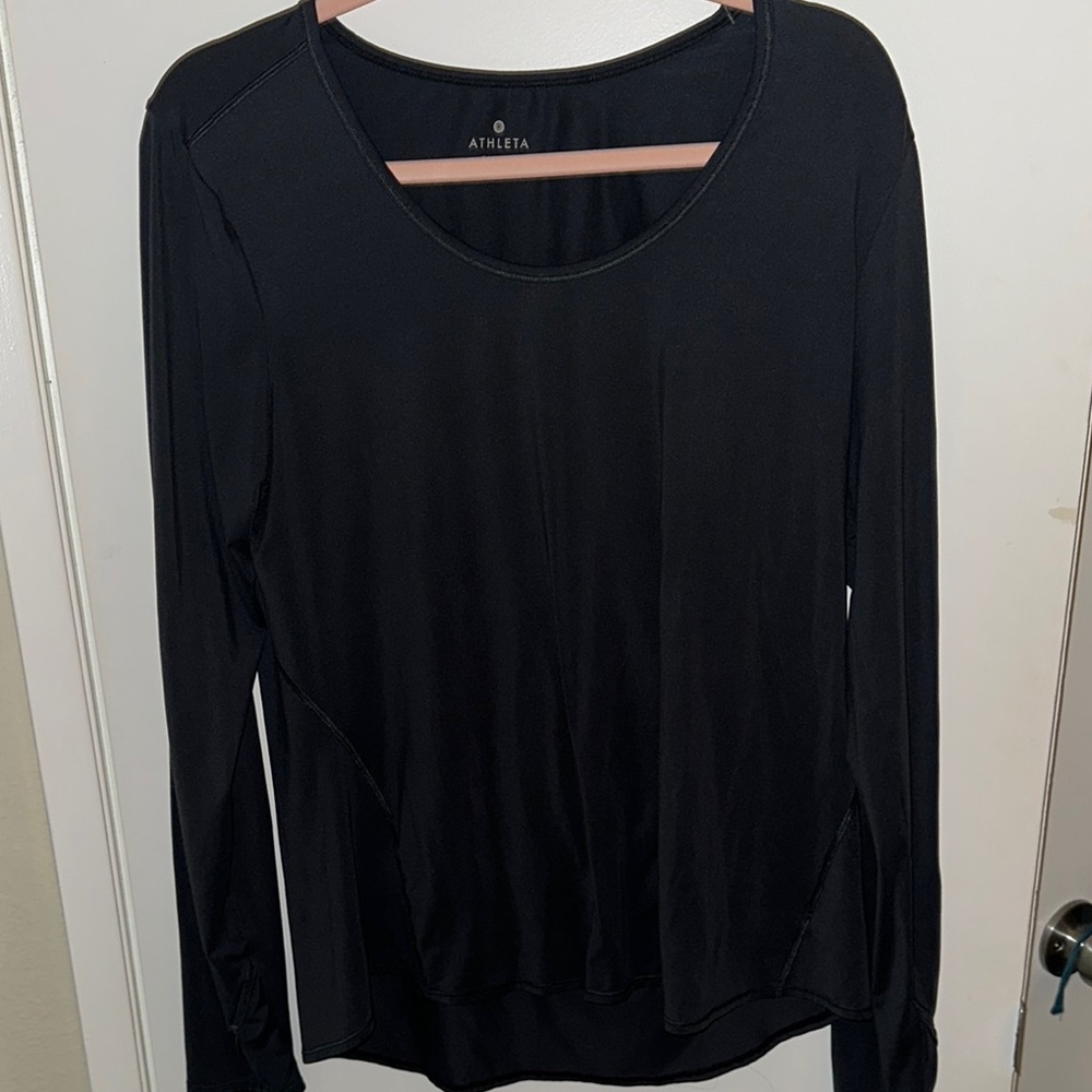 Athleta Women's gray Long Sleeve Top XL